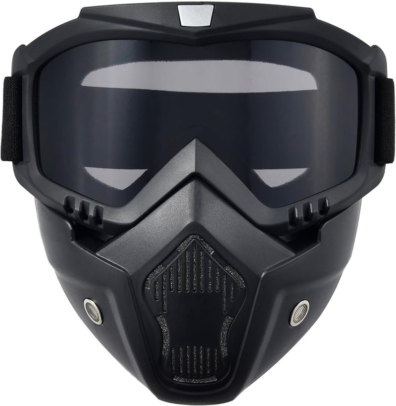 PLOOTA Tactical Airsoft Helmet with Detachable Goggles and Full Face Mask: Military Grade Gear for Paintball and Airsoft - Image 4